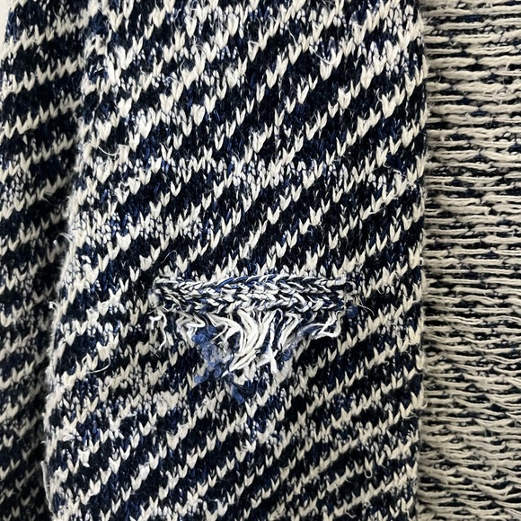 Mango brand Black,White and blue Tweed Sweater - Picture 4 of 6